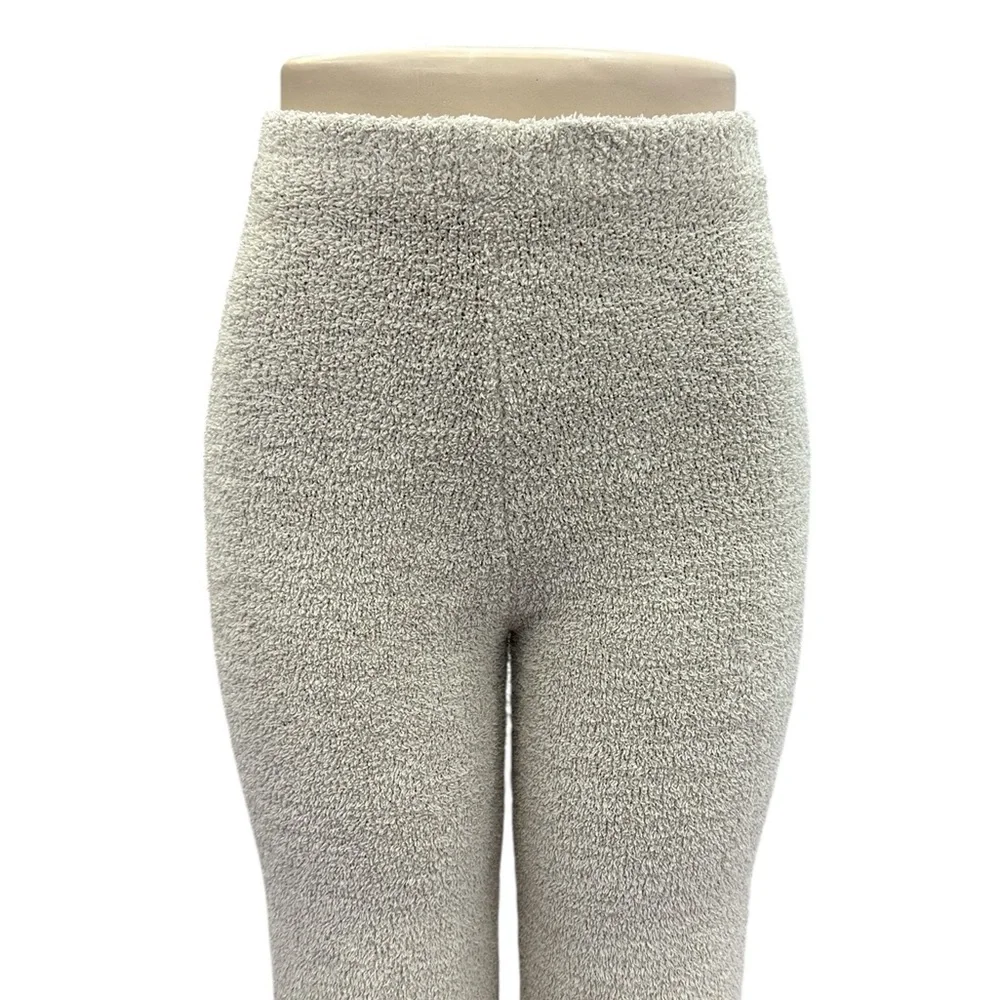 MorrisDay The Label Cream Cozy Knit Lounge Pants Soft Texture High Waist Pull On - Picture 4 of 10
